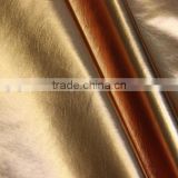 Metallic foil shoes PU leather popular in the South America market