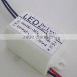 3*1W/300ma TRIAC Dimming Constant Current LED Driver;90~140VAC/180~240VDC Input;size:37.5*26.5*22.5mm thumbnail-1