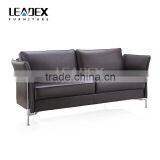 Top selling high quality top design two seaters office PU sofa