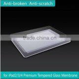 Japan AGC glass 9H hardness tablet tempered glass film for Ipad2/3/4(quality A++)