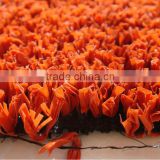 10mm thickness red tennis artificial grass , red color grass for tennis game , tennis sports surface fake lawns
