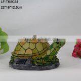 Tortoise Light Resin Tortoise Solar Light thumbnail-1
