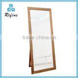 Wooden Long Customized Durable Decorative Bathroom Mirrors Sale thumbnail-1