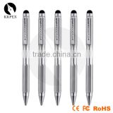 KKPEN twist mechanical pen with stylus rotate metal pencil hot sale sliver stylus mechanical pen