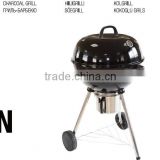 High quality Porcelain Enameled Finishing portable charcoal kettel bbq grill