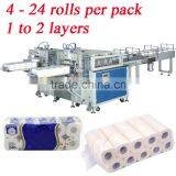 Only One in China 2 Layers Packing High Speed Automatic 4 to 24 Roll per Pack Toilet Paper Multi Roll Packing Machine