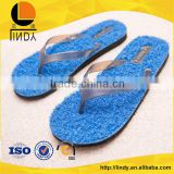 Factory price pvc printing eva house slippers lady sandal