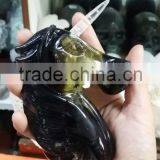 Natural Smoke Citrine Quartz Crystal Unicorn Hippocampus Manual Carvings