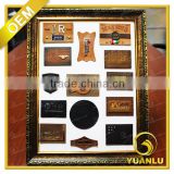 Factory Custom Various Genuine Leather Labels PU/ PVC Patches For Garment