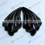 Best Price Gemstone Black Onyx Carved Wing Shaped for Earrings thumbnail-1
