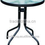 Cheap Round Tempered Glass Top Dining Table
