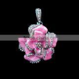 2014 Newest Wedding Themed Diamond Pink Rose Flower 2GB Usb Flash Drive