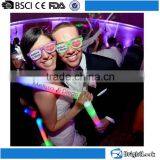 Party Sunglasses For Promotion Sticker Printed Lens Sunglasses Logo Sticker Pinhole Lens Custom Sunglasses for Party With UV400 thumbnail-2