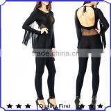 2016 Fashion Slim Fit Mesh Insert Sex Ladies Jumpsuit thumbnail-1
