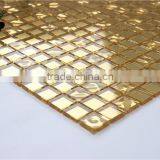 SMG13 15*15*4mm Glass Painting Mosaic Luxury Gold Glass Mosaic Painting Akali and Acid Resistance Gold Mosaic