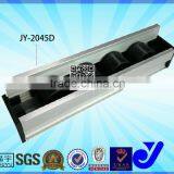 JY-2045D| Sliding Track With Aluminium Groove Plus Diameter 34mm Black Wheels| Portable Plastic Roller Wheels Conveyor thumbnail-1