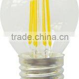 E27 LED Filament Bulb G45 4W Filament LED Golf Ball Light Bulb 360 Degree CE ERP RoHS GS
