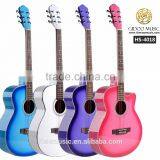 Colorful 40 Inch Beginner Cut-away Acoustic Guitar CARAVAN MUSIC HS4018 thumbnail-1