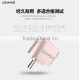 Original USAMS Quick Charging Micro USB to OTG Adapter Sync Data Connector 2.1A thumbnail-4