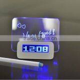 Neon Board Multifunctional Electronic Clock