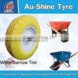 Wheelbarrow Wholesale Tyre PU Foam Wheel 4.80/4.00-8 Wheelbarrow Tire 3.50-8 With High Quality thumbnail-1