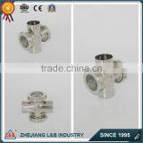 Sanitary Stainless Steel Pipe Cross Sight Glass thumbnail-1