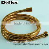 CL002 Golded Color Double Lock Brass Flexible Shower Hose thumbnail-4