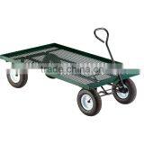 Collapsible Folding Utility Wagon Garden Cart With Large Beach Tires thumbnail-1