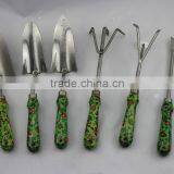 Garden Hand Digging Tool With Plastic Handle With Stainless Steel Head thumbnail-2