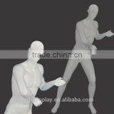 Fashion Matt White Kungfu Sports Male Mannequin thumbnail-2