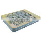 Rectangular Thin Metal Tin Box thumbnail-1