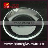 9"Heat Resistant Glass Plate for Microwave and Oven thumbnail-1