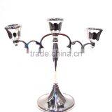Mirror Finish Brass Three Arms Beautiful Candelabra thumbnail-1