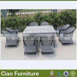 Patio Outdoor Rattan Modular Design Furniture Dining Set thumbnail-2