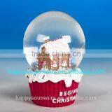 Beautiful 3D Snow Resin House With Red Base Christmas Gifts Snow Globe Diameter 65mm thumbnail-3