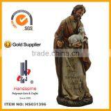 12 Inch Jesus And Three Kids Resin Figurine Religious Statues For Sale thumbnail-2