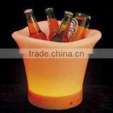 led lighted ice bucket wine bottle chillers