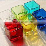 Square Glass Candle Holder for Home Decoration thumbnail-1