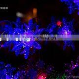 LED Electronic Light Acrylic Snowflake Hanging Xmas Tree Ornament thumbnail-6