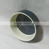 Ceramic Eating Pet Bowl With Dog Prints thumbnail-1