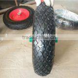 4.00-8 Top Sales High Quality Popular Rubber Coated Wheel thumbnail-2