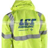High Visibility Blue Safety Security Reflective Strip Jacket thumbnail-6