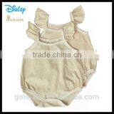 Custom 100% Cotton New 2014 Striped Baby Romper Light Yellow Infant & Toddlers Clothing thumbnail-1