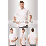 Hot Sale White Black Color Cotton or Polyester Fabric Waitress Waitor Restaurant Chef Uniform thumbnail-4