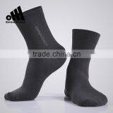 Customized Functional Bamboo Socks Plain Solid Color Men Dress Socks thumbnail-1