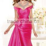 Newest Designer Beaded Sweetheart Neck Elegant Pink Dress thumbnail-2