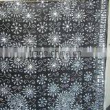 Black White Hand Embroidered PHULKARI GEORGETTE DUPATTA SHAWL Handicraft thumbnail-4