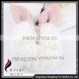 CX-E-02 Genuine Rabbit Fur Ear Lovely Elastic Hair Band thumbnail-4