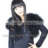 CX-G-B-249A 2016 New Product Fashion Women Turkey Fur Vest thumbnail-4