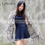 CX-B-65D China Supplier Brown Frost Pattern Long Scarf Shawl thumbnail-2